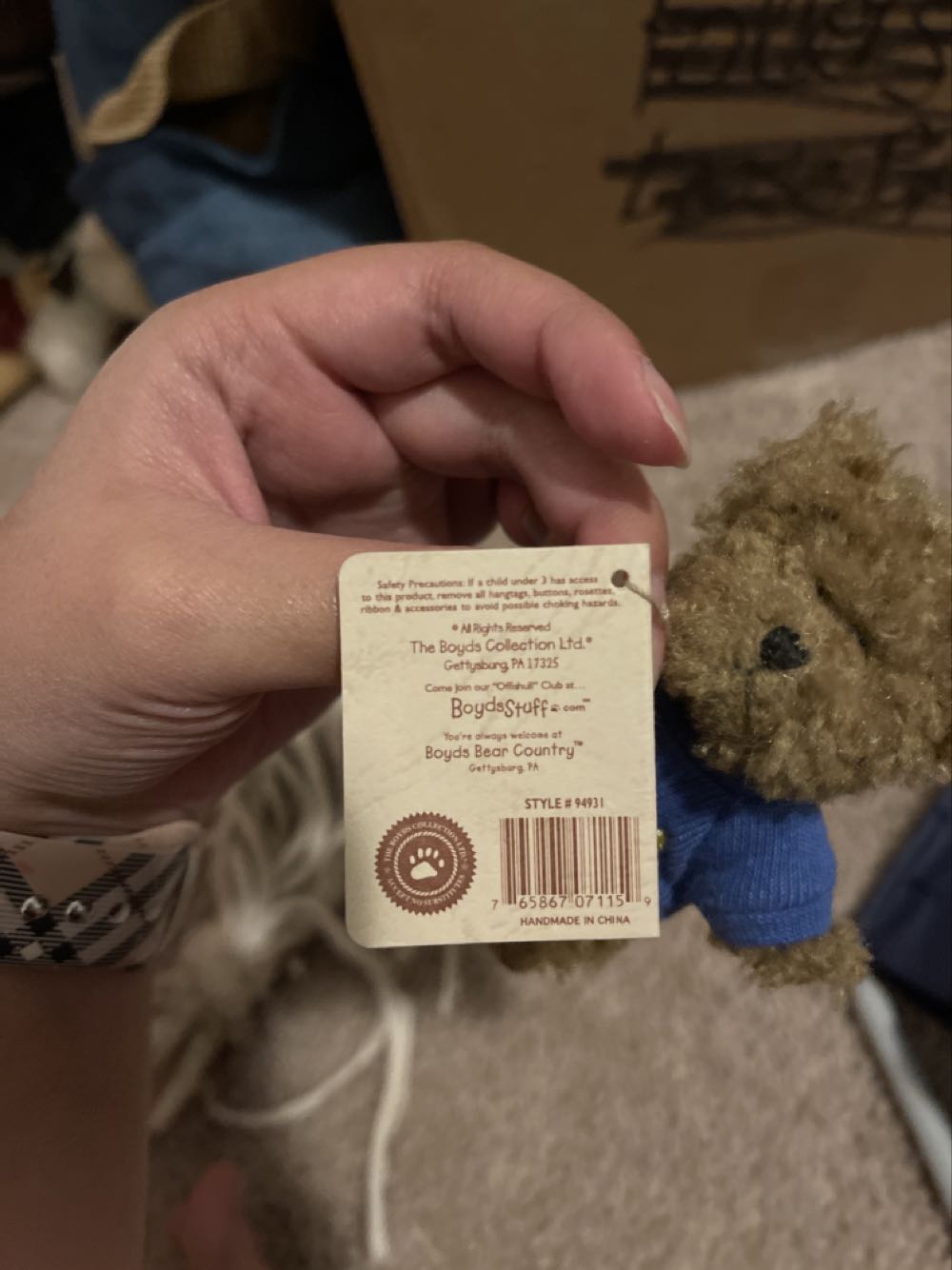 NO NAME  plush collectible - Main Image 2