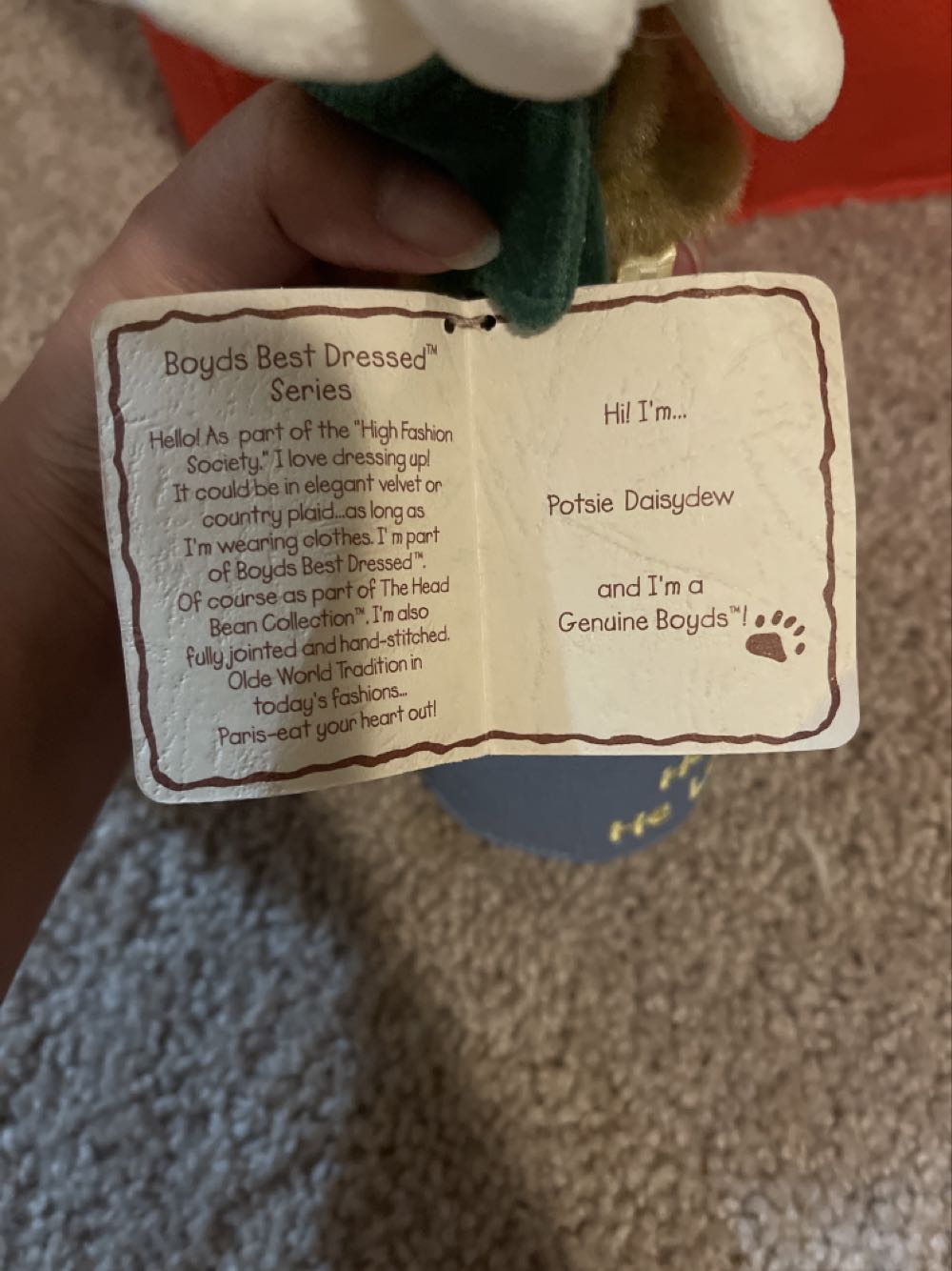 Potsie Daisydew  plush collectible - Main Image 2