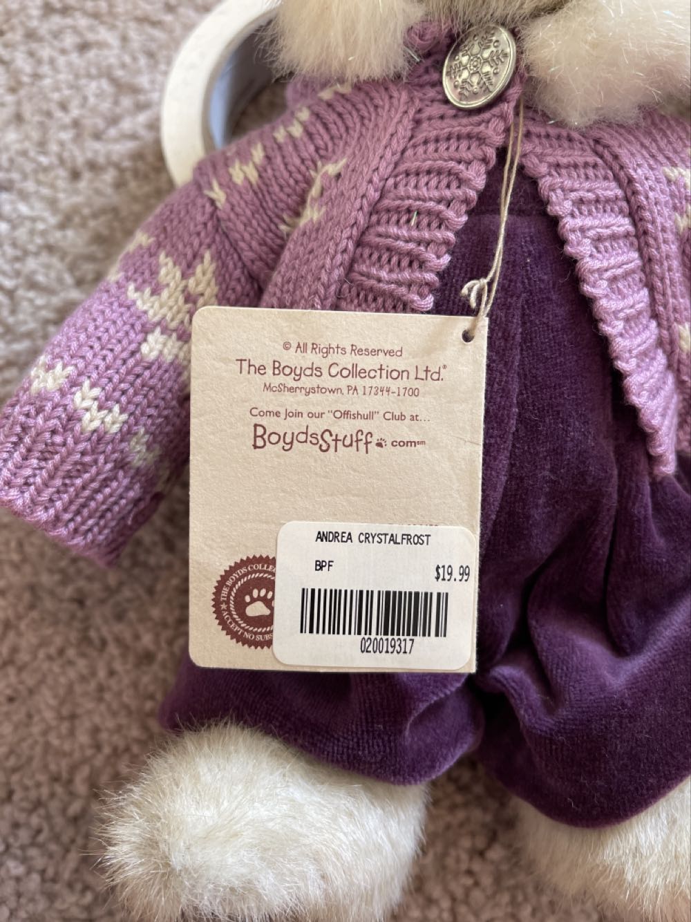 Andrea Crystalfrost  plush collectible - Main Image 2