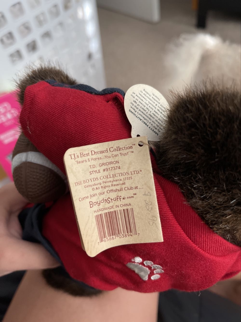 T.D. Gridiron   plush collectible - Main Image 2