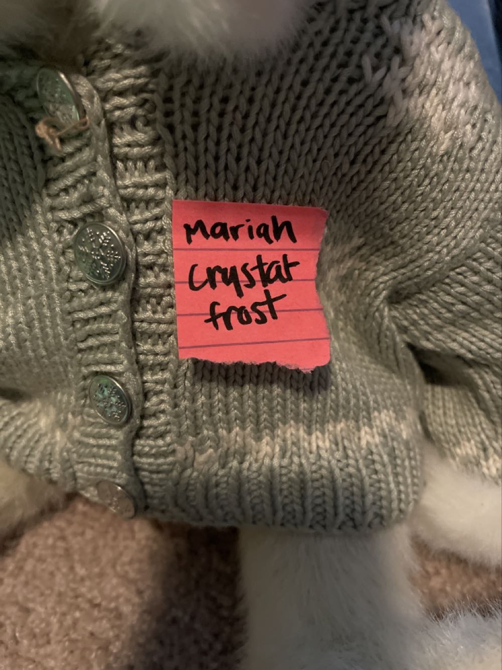 Mariah Crystalfrost  plush collectible - Main Image 2