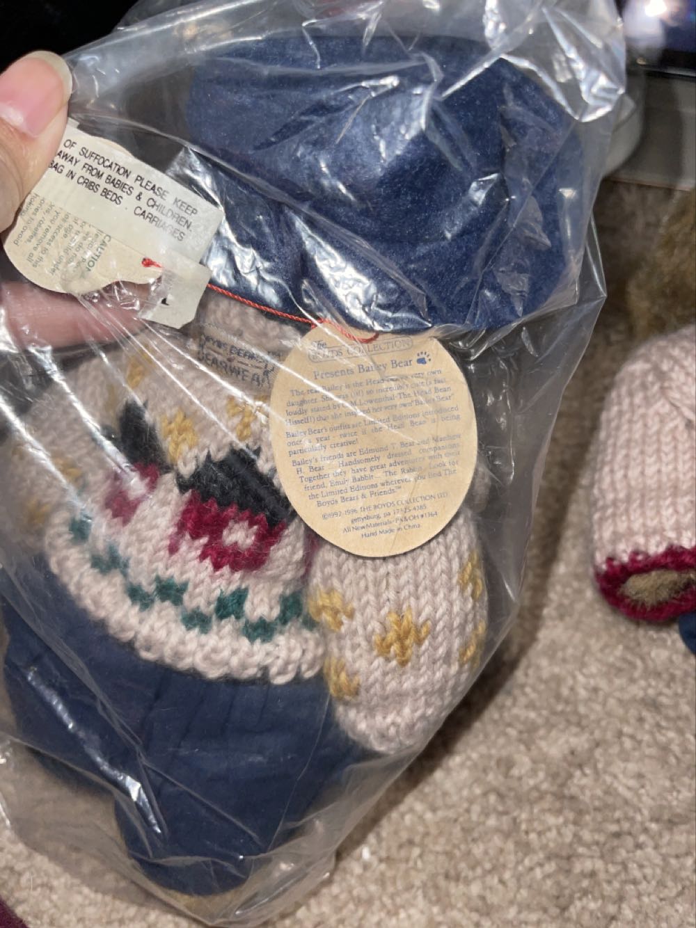 Bailey Bear  plush collectible - Main Image 2