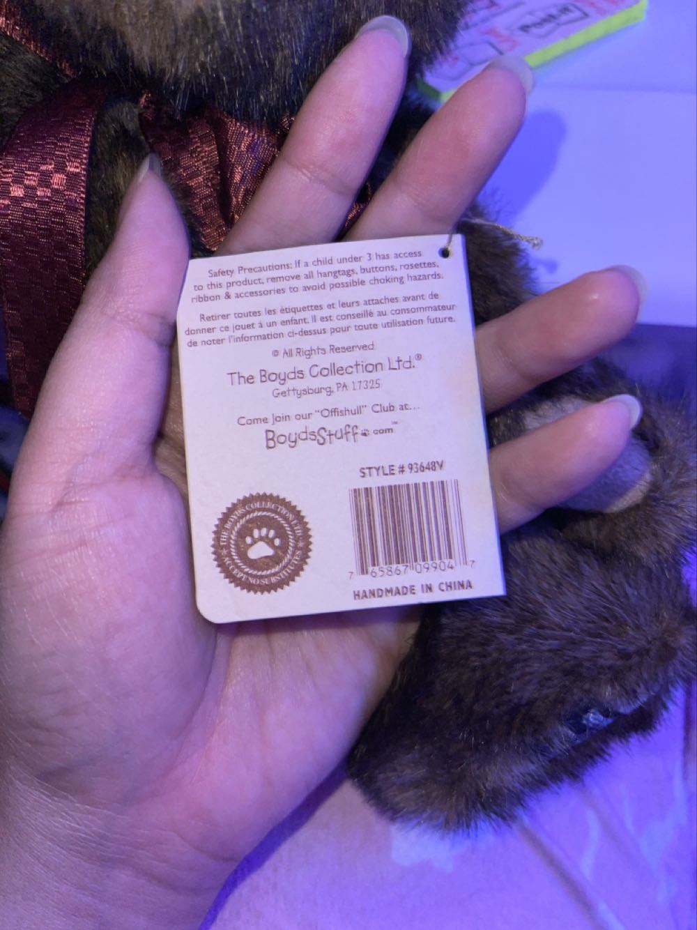 Lil’ Sterling  plush collectible - Main Image 3