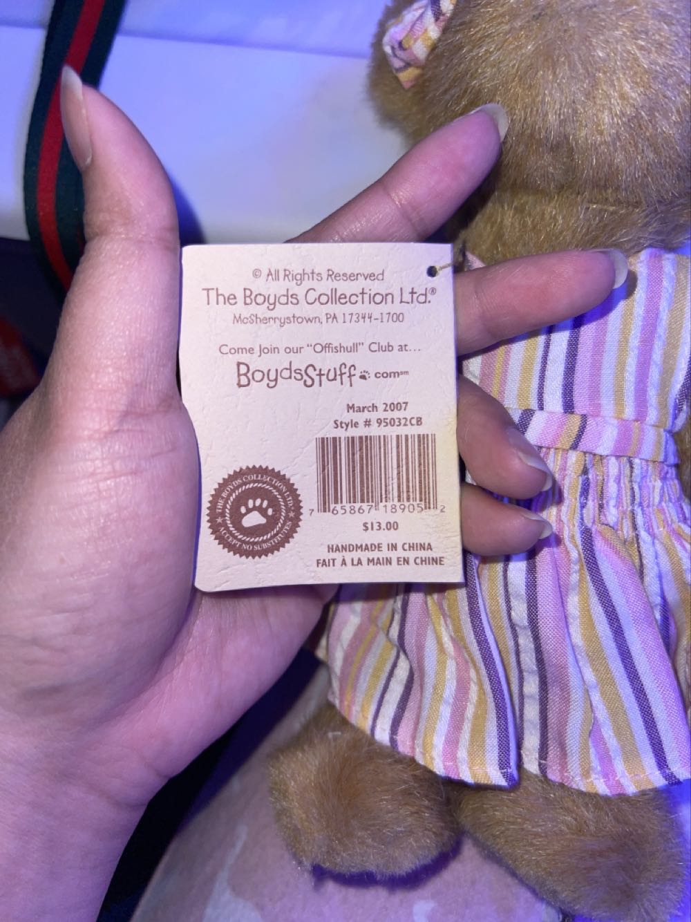 Cassie Elisabeth  plush collectible - Main Image 3