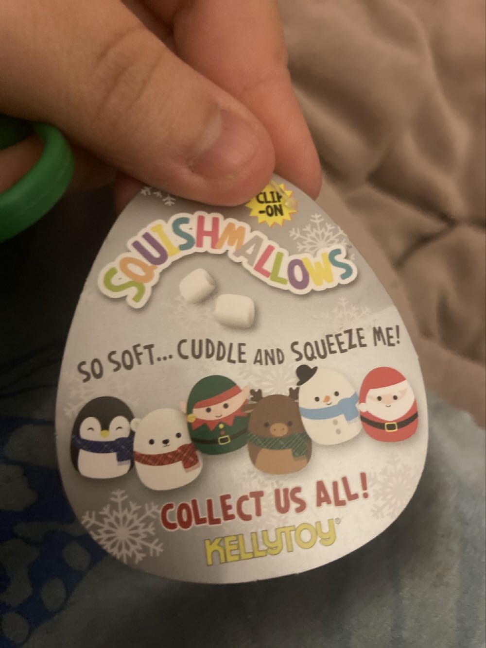 Elf Clip 3.5” Squishmallow  plush collectible [Barcode 734689246342] - Main Image 2