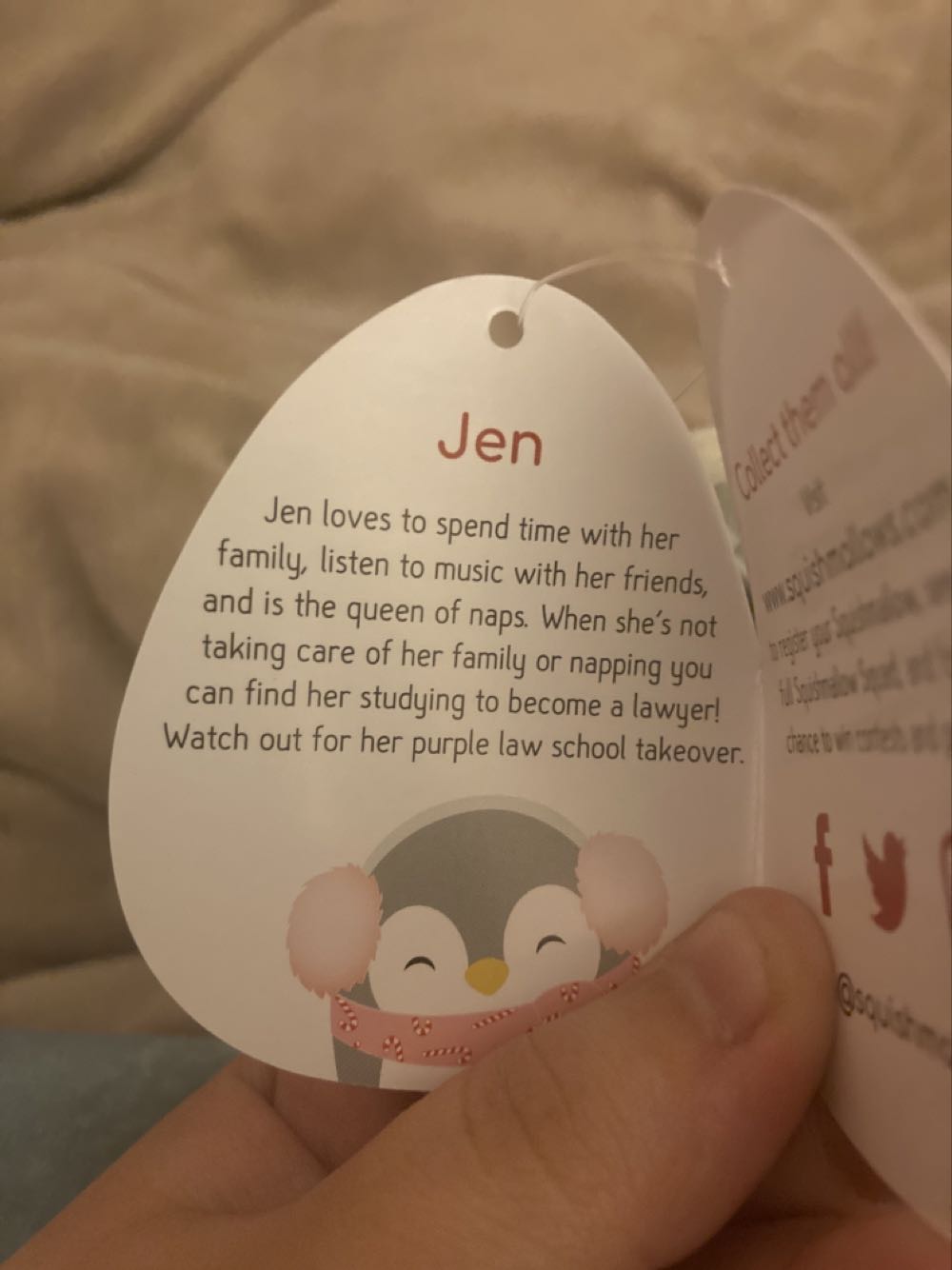 Jen  (United States) plush collectible [Barcode 734689209583] - Main Image 2