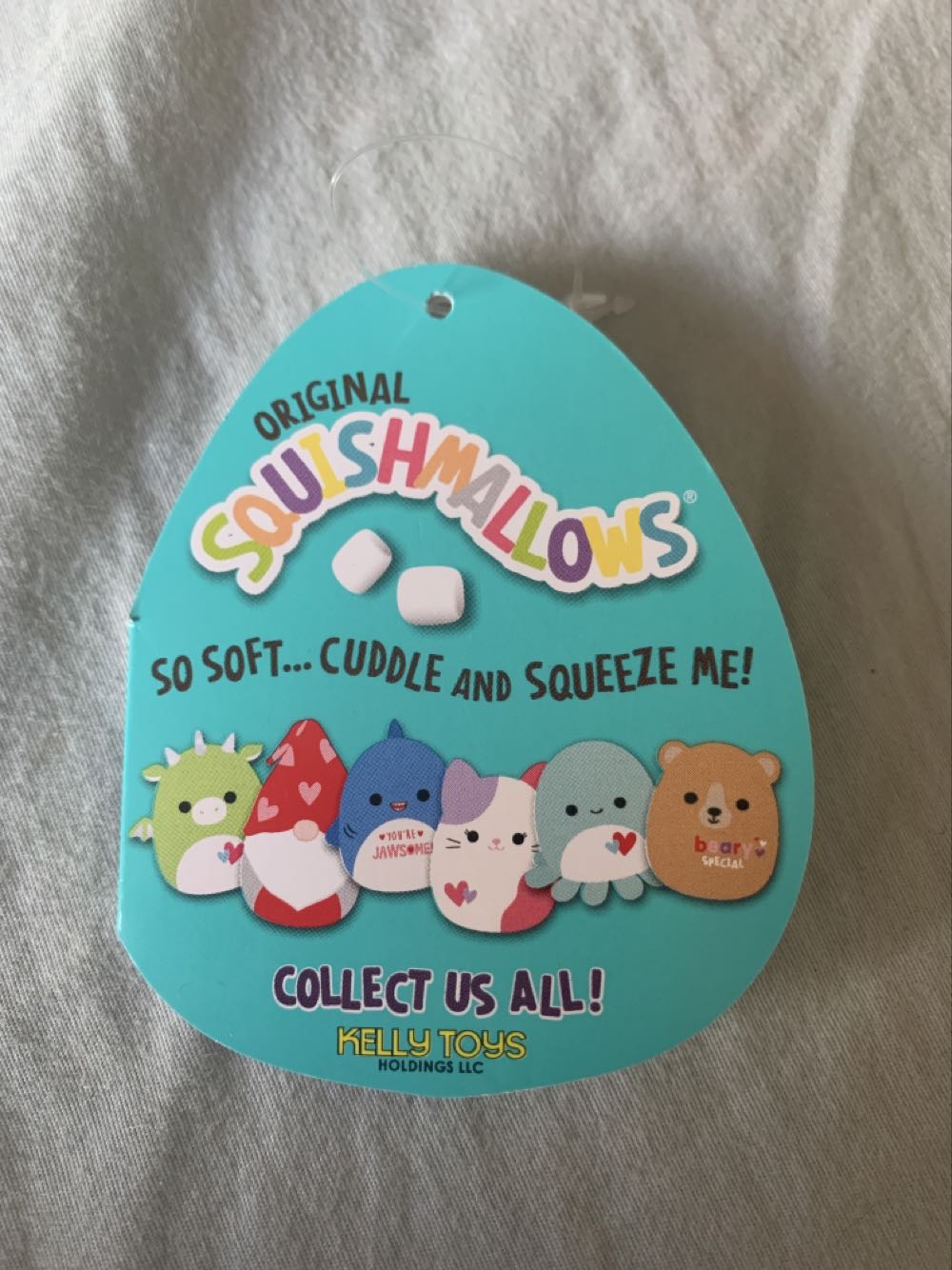 Valentines Octopus Zoeby 5”  plush collectible [Barcode 734689451371] - Main Image 2