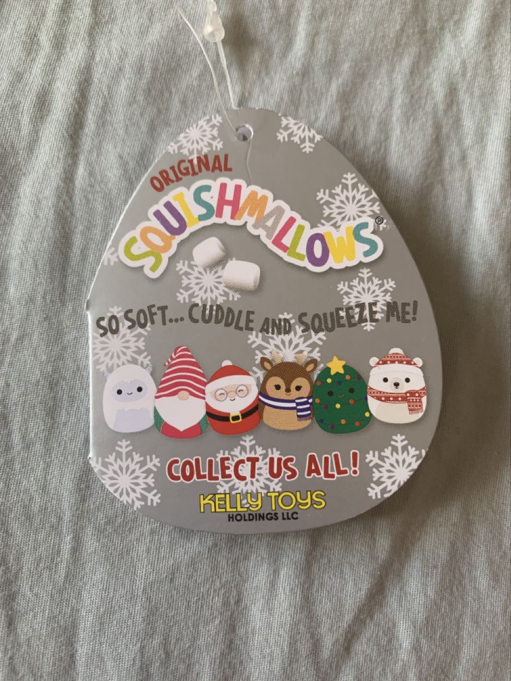 Christmas Deer Darla 4.5”  plush collectible [Barcode 734689425310] - Main Image 2