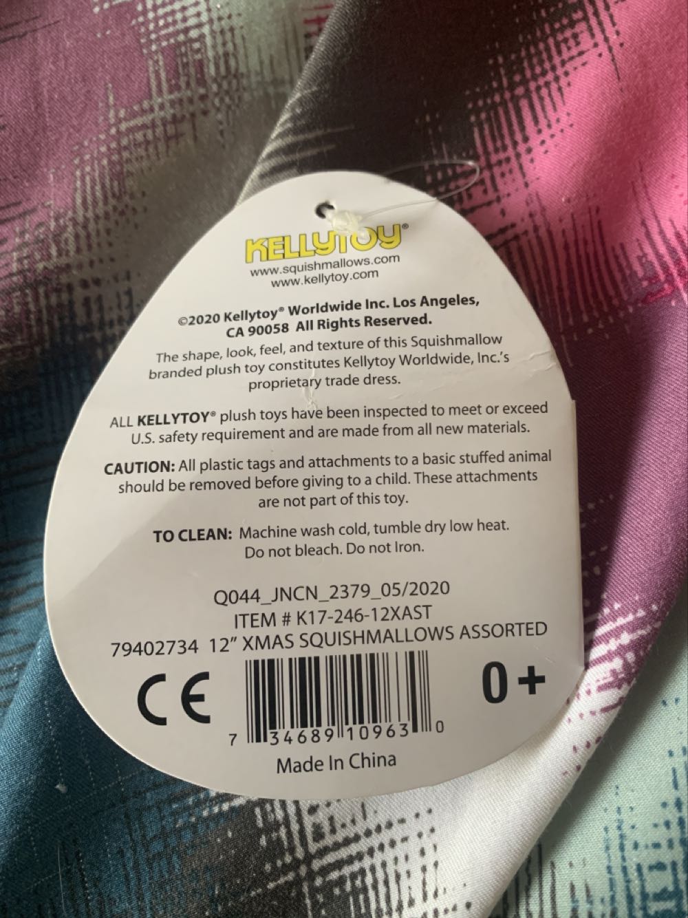 Carol The Christmas Tree 12”  plush collectible [Barcode 734689109630] - Main Image 4