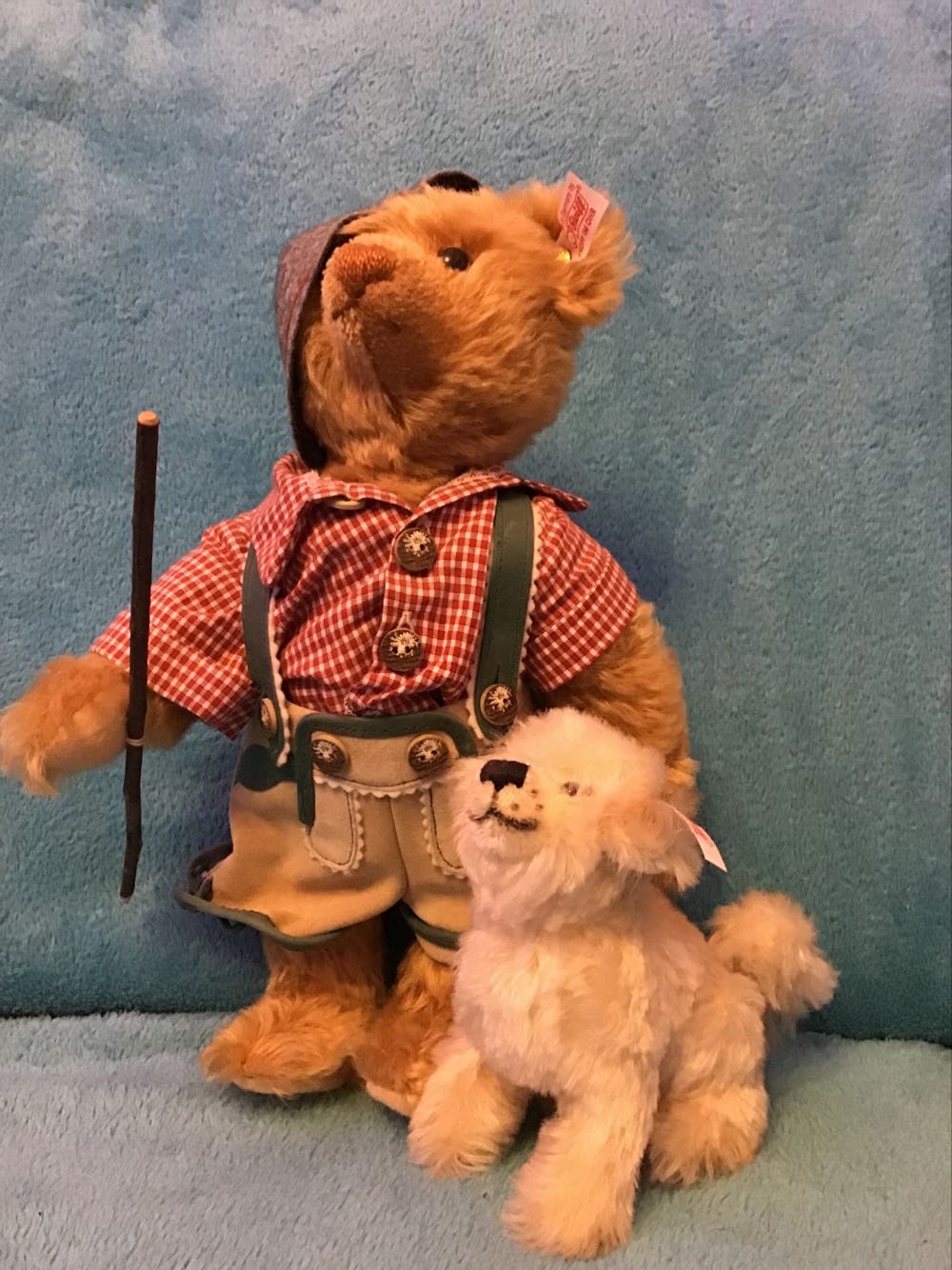 Candy Canes The Bear (White) - Christmas