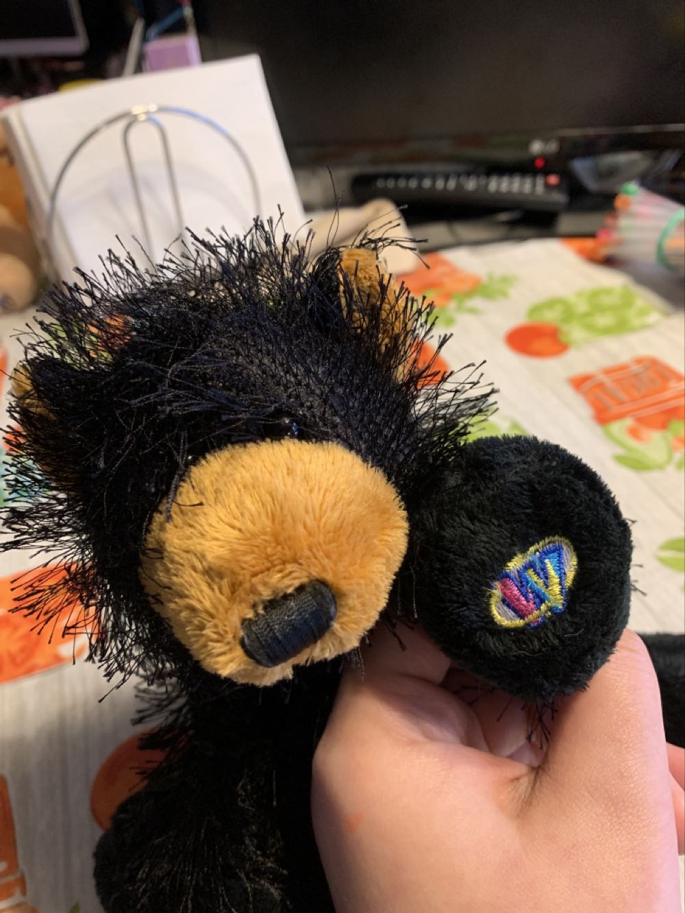 Webkinz Black Bear  plush collectible - Main Image 2