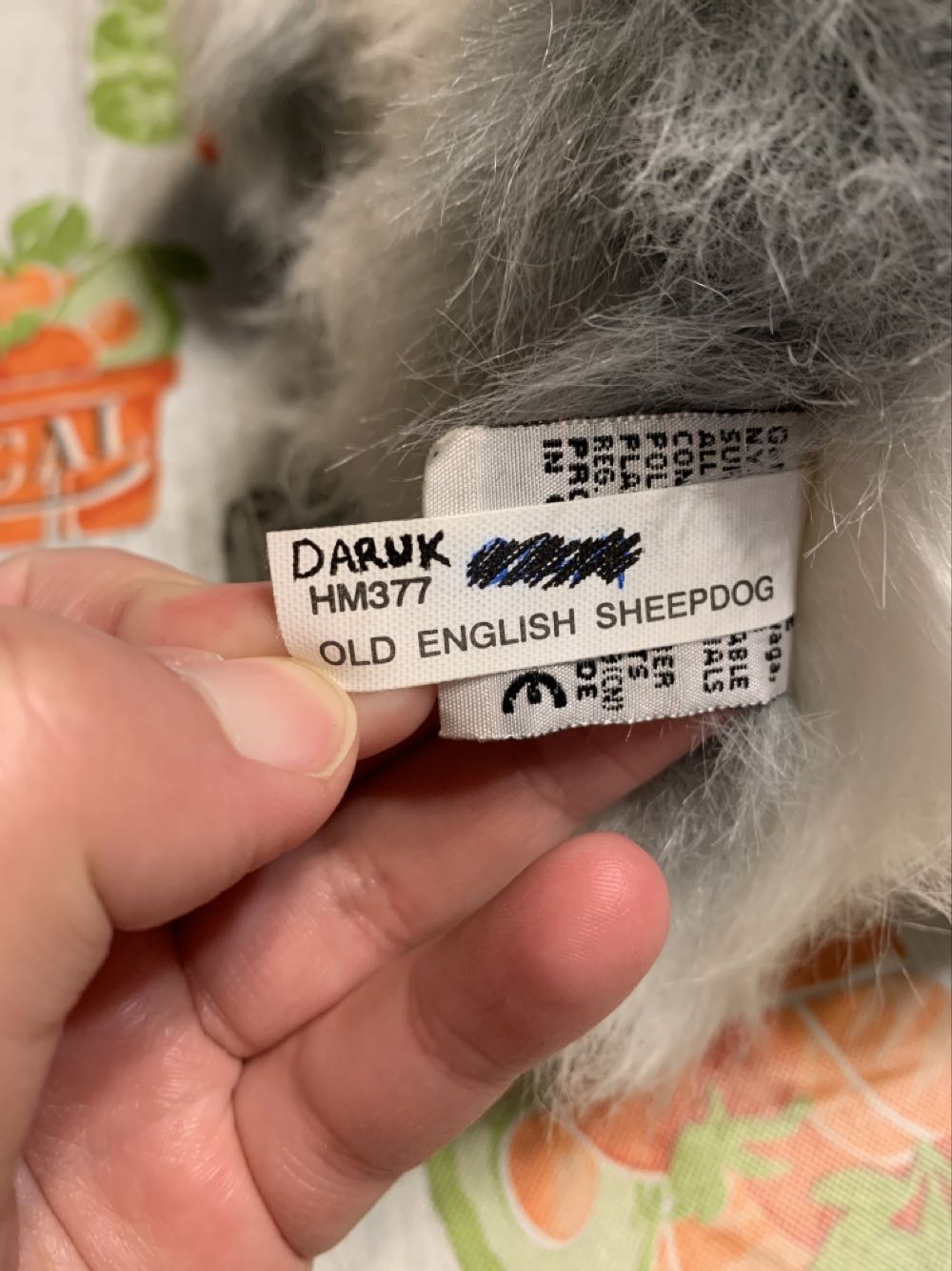 Webkinz Old English Sheepdog  plush collectible - Main Image 4