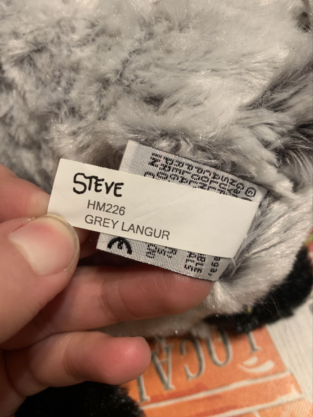 Webkinz Grey Langur  plush collectible - Main Image 3