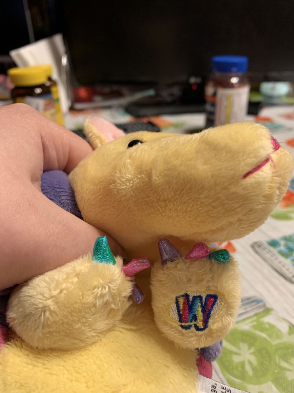 Webkinz Rainbow Armadillo  plush collectible - Main Image 2