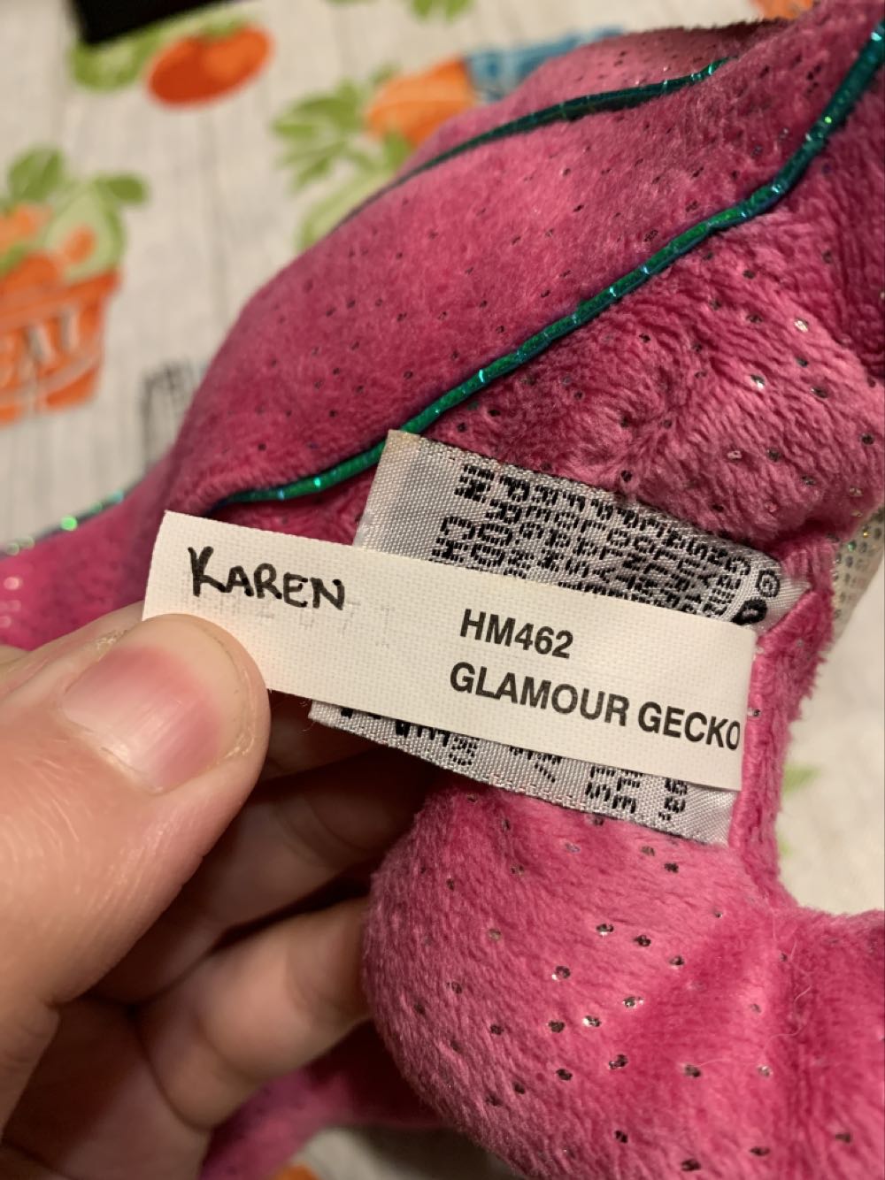 Webkinz Glamour Gecko  plush collectible - Main Image 3