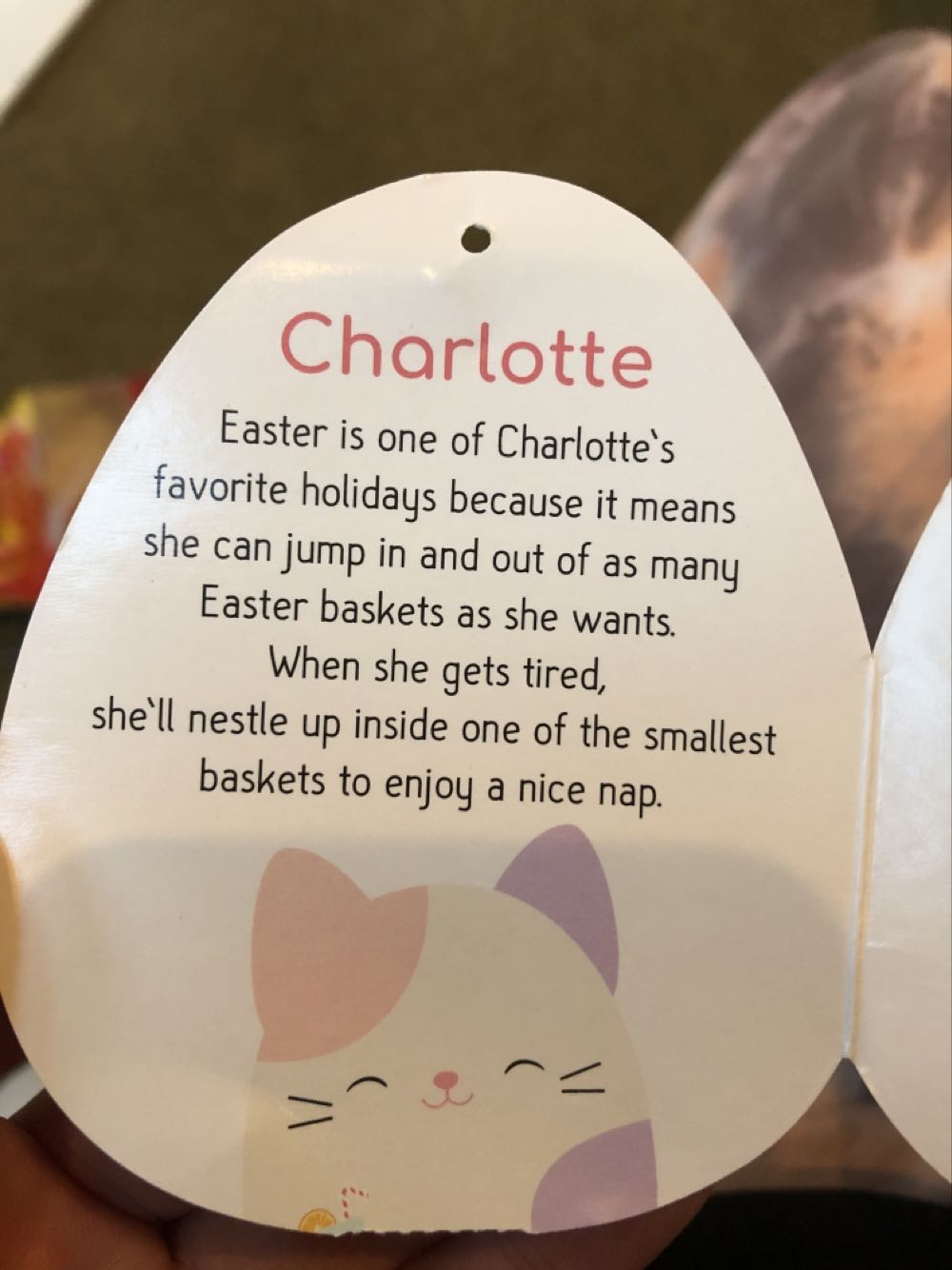 12” Pink Purple Charlotte Cat Squishmallows Plush Kitty Animal Pillow Gift  plush collectible [Barcode 734689921966] - Main Image 3