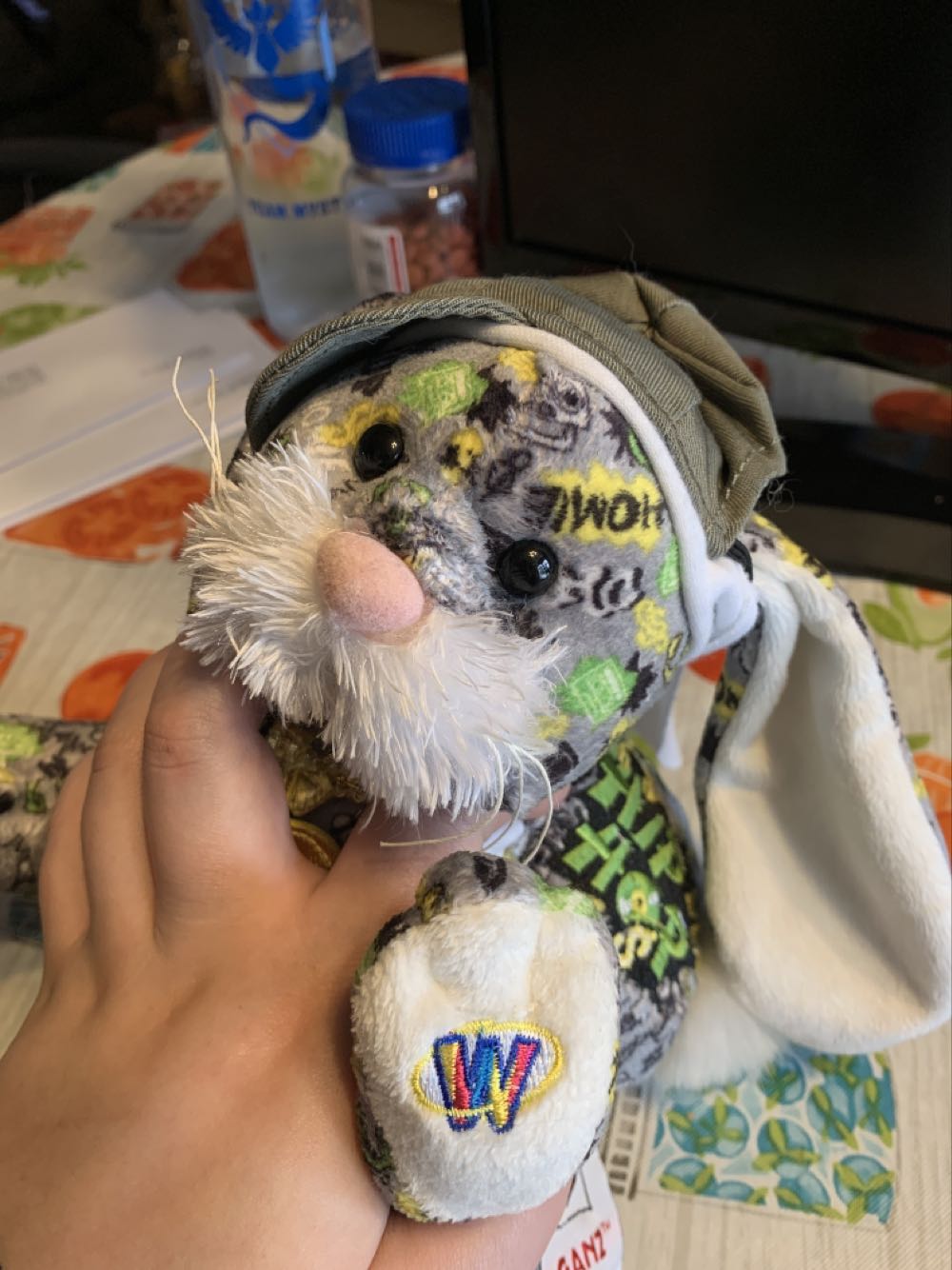 Webkinz Rockerz Bunny  plush collectible - Main Image 2