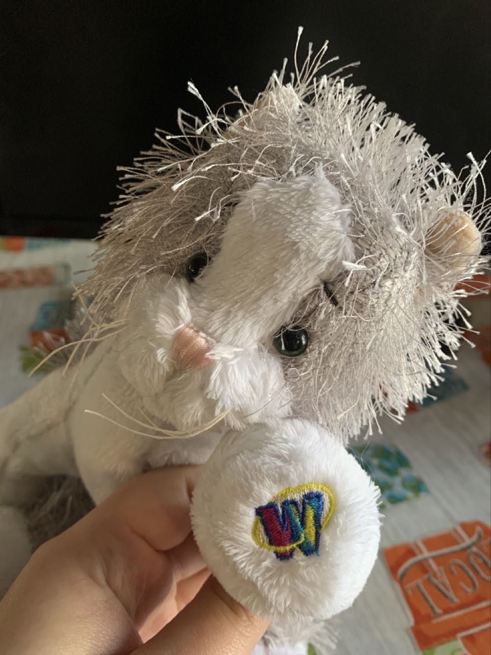 Webkinz Grey And White Cat  plush collectible - Main Image 2
