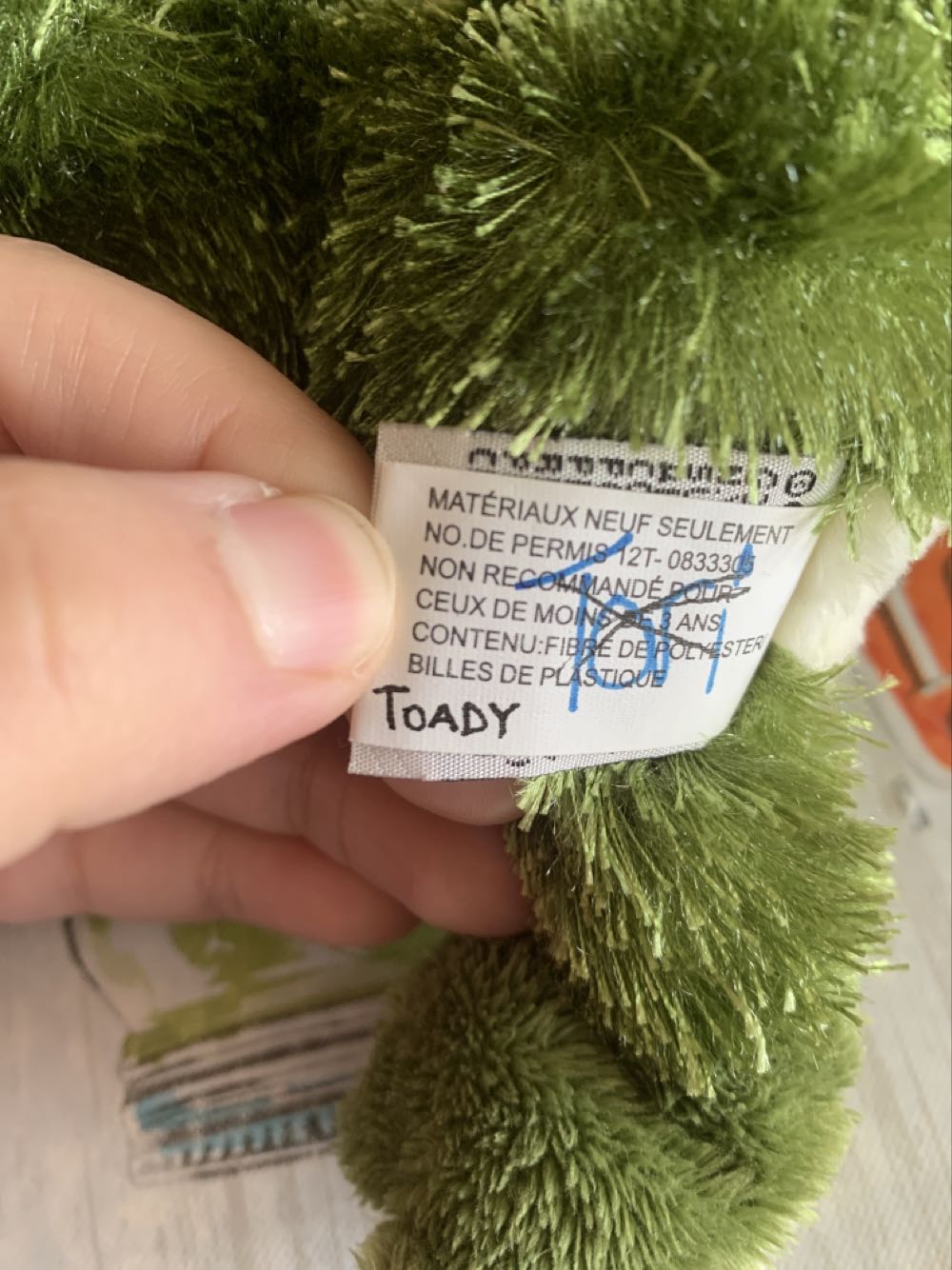 Frog  plush collectible - Main Image 3