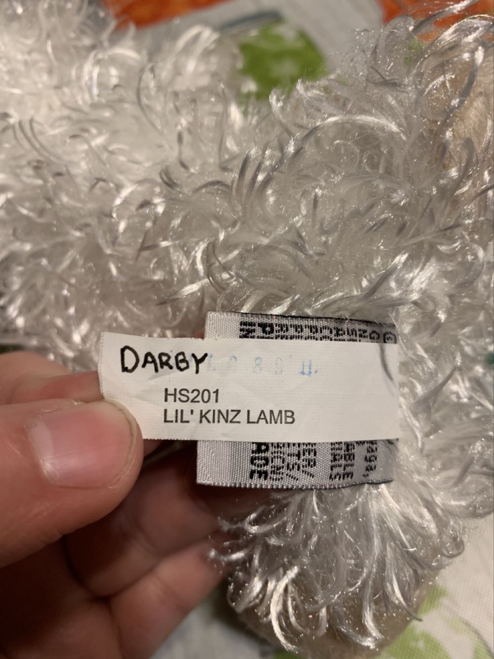 Webkinz Lil’ Kinz Lamb  plush collectible - Main Image 3