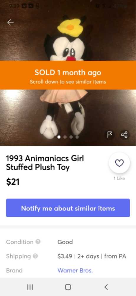 animaniacs dot  plush collectible - Main Image 2