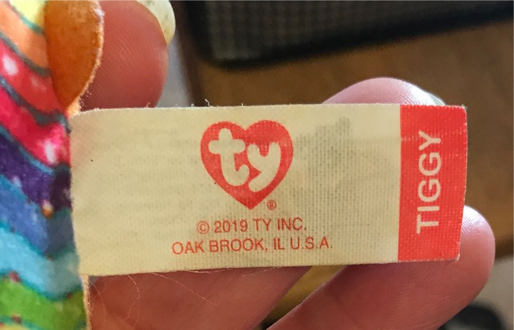 Tiggy the Tiger(Teenie Beanie)  (United States) plush collectible - Main Image 2