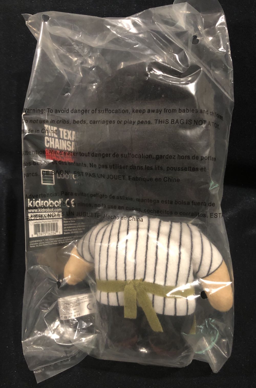 Lootcrate October ”horror” 7 1 2 Inch Plush Texas Chainsaw Massacre Leatherface ”phunny” Doll  plush collectible [Barcode 883975145545] - Main Image 2