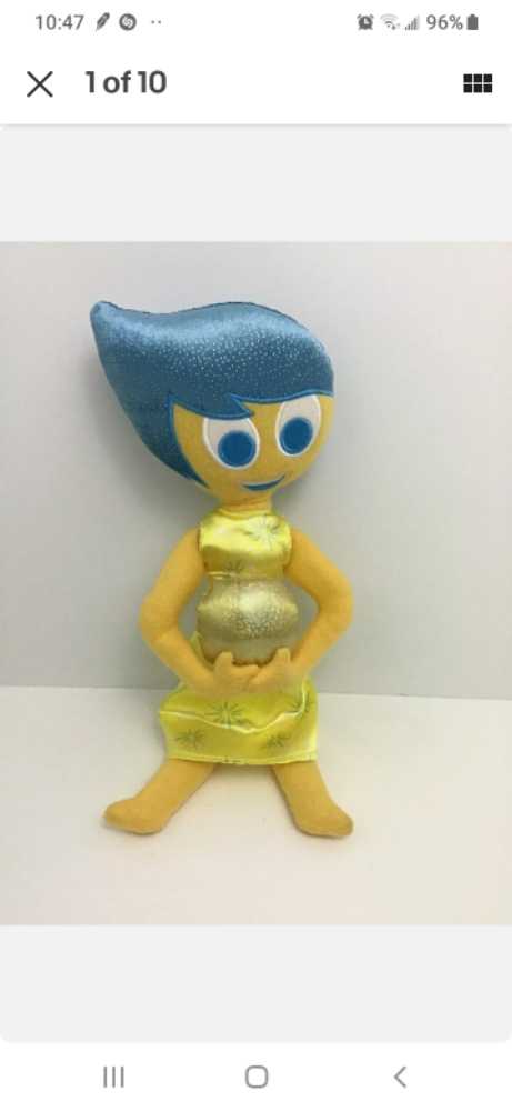 Disney inside out joy  plush collectible - Main Image 1