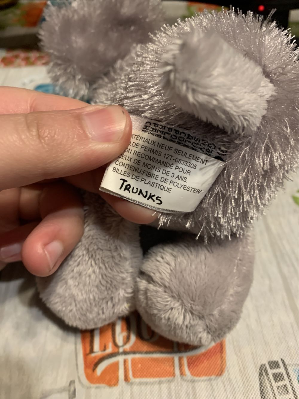 Webkinz Lil’ Kinz Elephant  plush collectible - Main Image 3