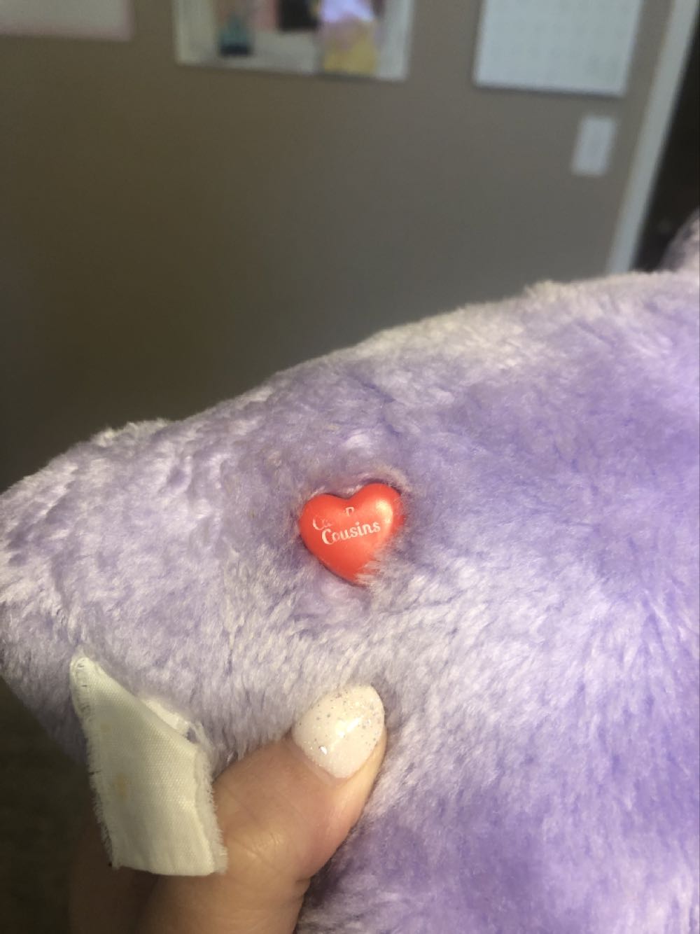 Care Bear Cousin Cozy Heart Pengiun 80s  plush collectible - Main Image 2