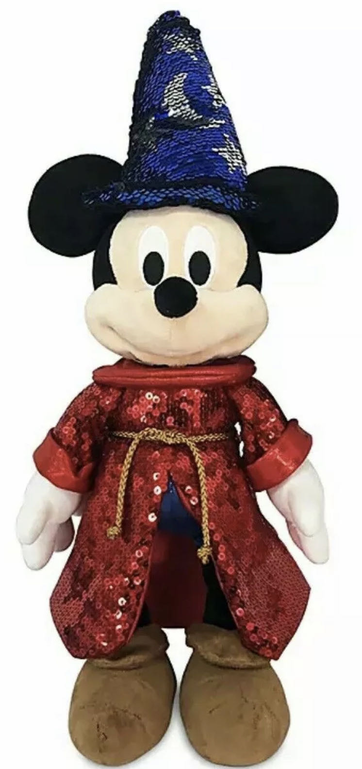 Sorcerer Mickey Mouse Sequined Plush – Fantasia 80th Anniversary – Small 15’’  (United States) plush collectible - Main Image 2
