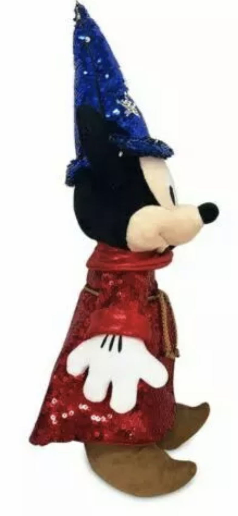 Sorcerer Mickey Mouse Sequined Plush – Fantasia 80th Anniversary – Small 15’’  (United States) plush collectible - Main Image 3