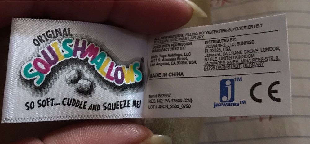 Baby Yoda Squishmallow  plush collectible [Barcode 734689434220] - Main Image 4