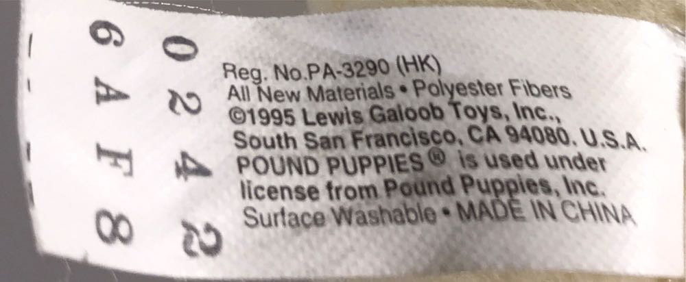 Billy, G95-6.5PB0-CbS  (United States) plush collectible - Main Image 3