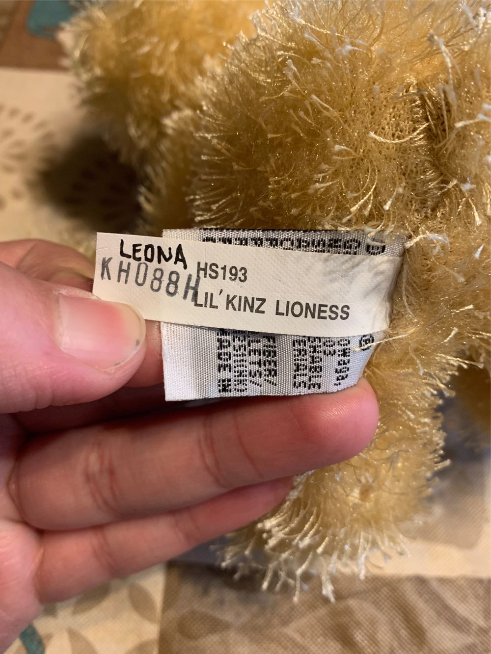 Webkinz Lil’ Kinz Lioness  plush collectible - Main Image 3