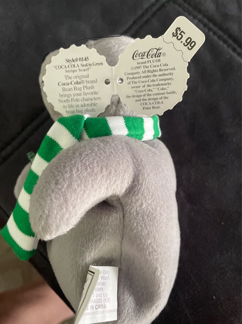 COCA-COLA Polar Bear in Driver’s Cap.  715429981181  (United States) plush collectible [Barcode 715429981181] - Main Image 3