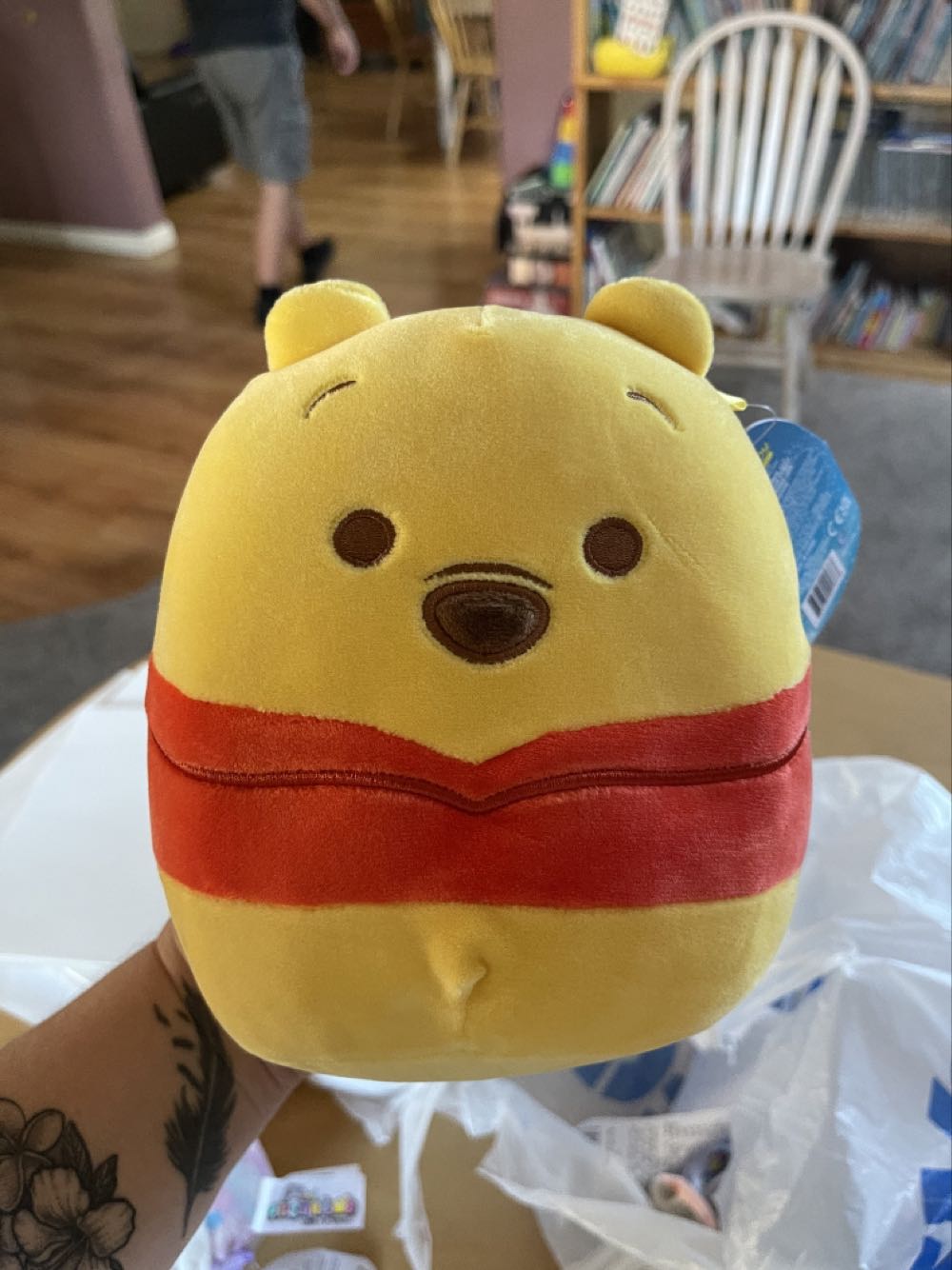 Winnie The Pooh 8” Squishmallow  plush collectible [Barcode 734689291373] - Main Image 2