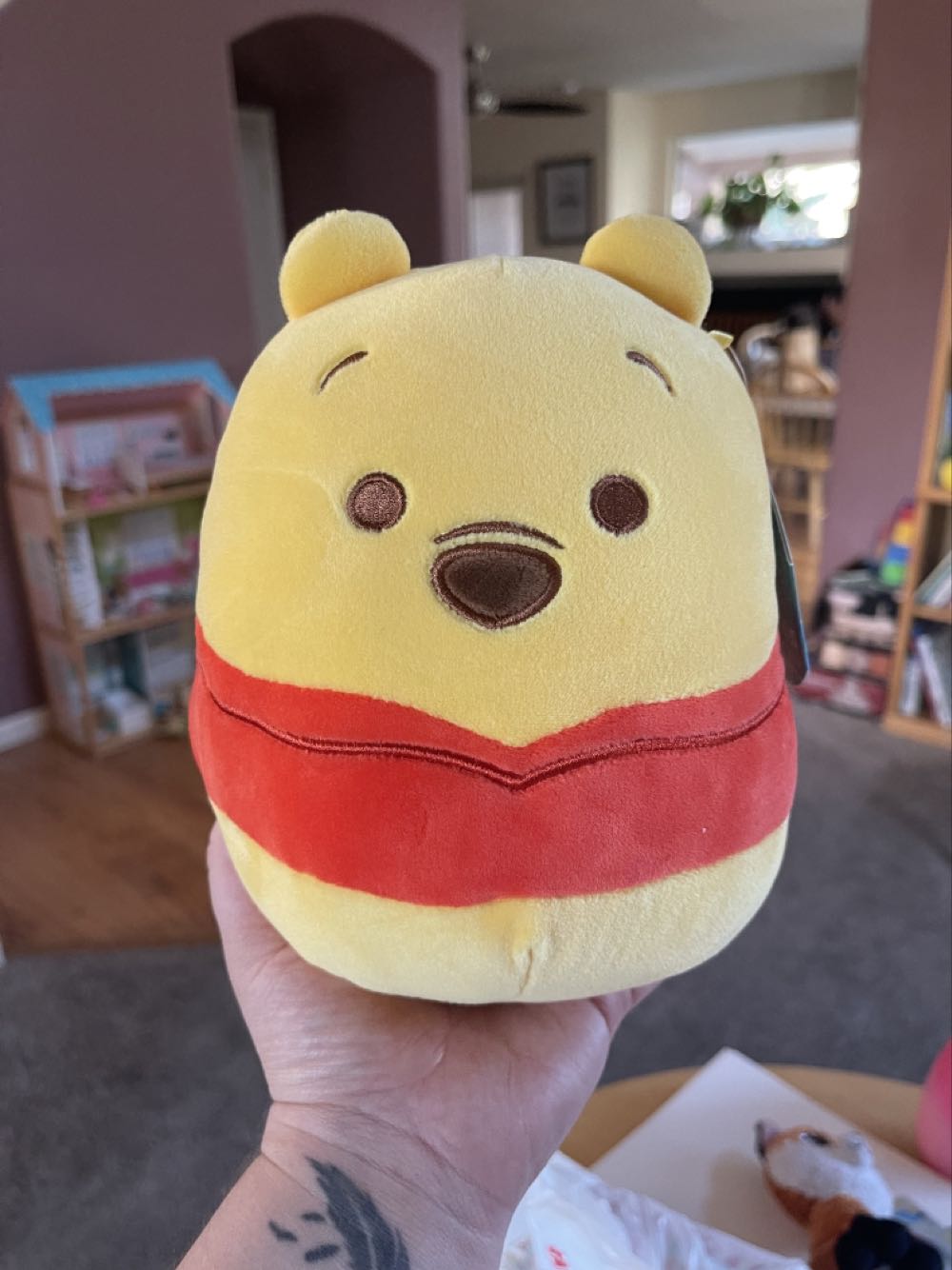 Winnie The Pooh 8” Squishmallow  plush collectible [Barcode 734689291373] - Main Image 3