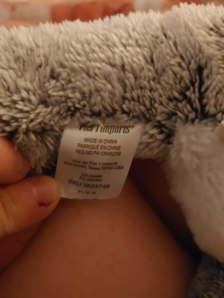 Pier 1 Imports Bunny  plush collectible - Main Image 3