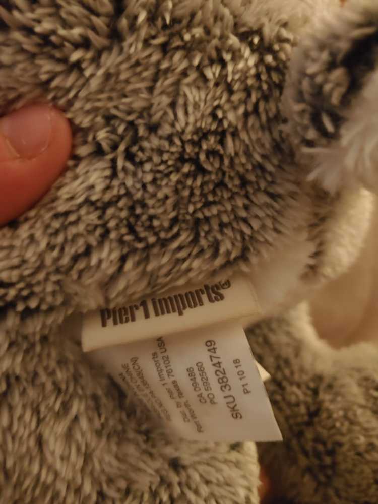 Pier 1 Imports Bunny  plush collectible - Main Image 4