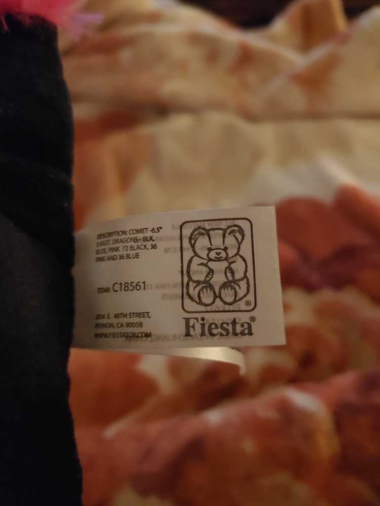 Fiesta Dragon  plush collectible - Main Image 2