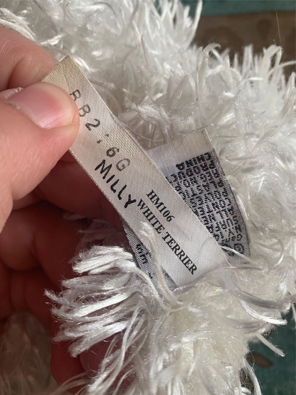 Webkinz White Terrier  plush collectible - Main Image 3