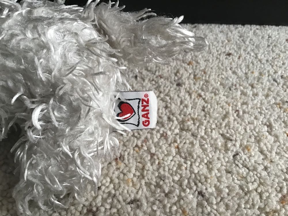 Webkinz White Terrier  plush collectible - Main Image 4