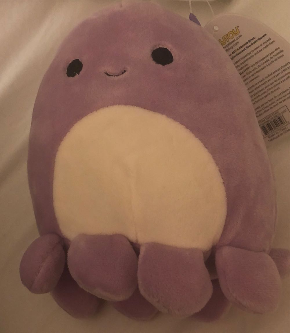 Violet 5” Sealife Squishmallow Series #2 Octopus  (United States) plush collectible [Barcode 734689520596] - Main Image 2