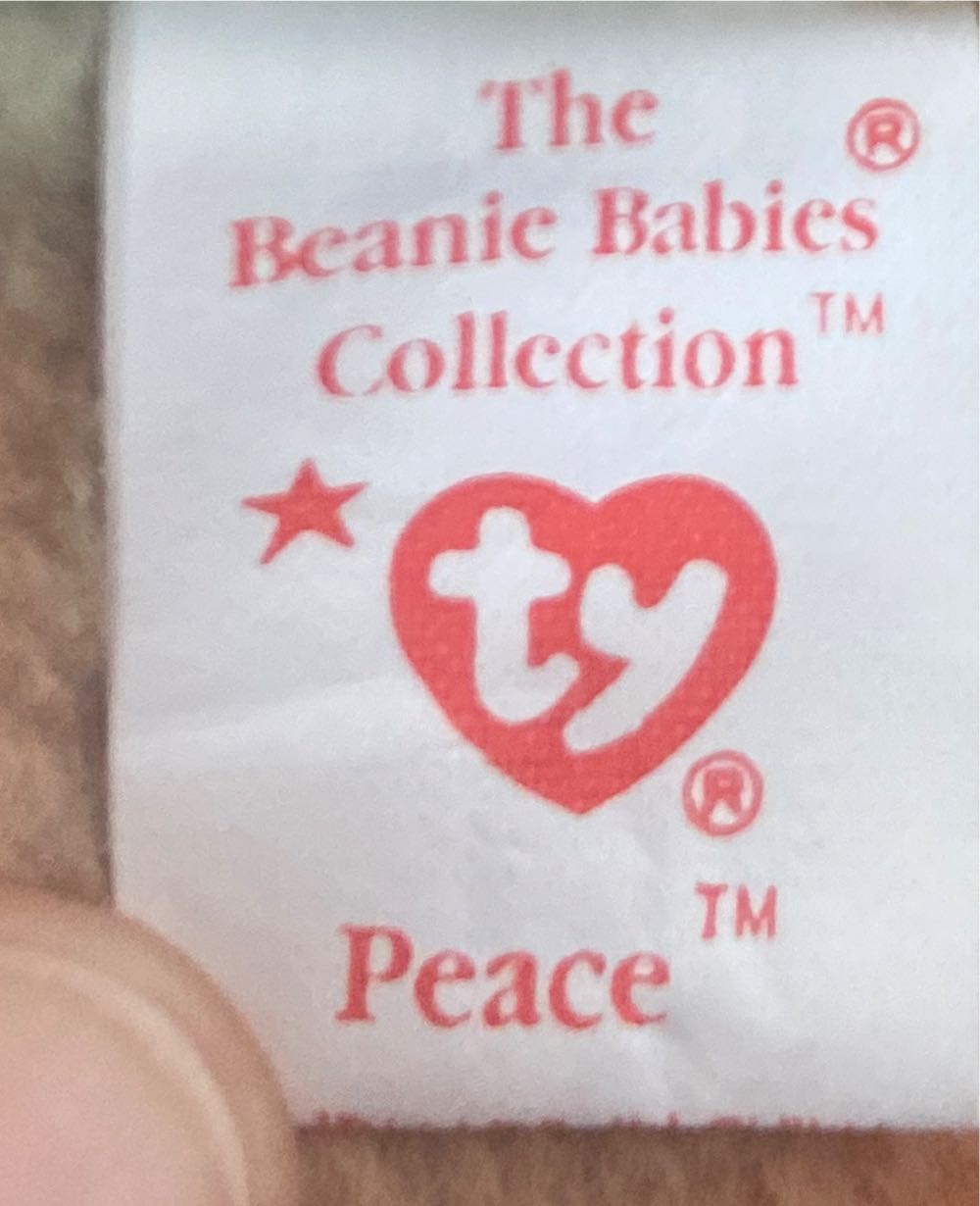 Peace  plush collectible [Barcode 008421040537] - Main Image 3