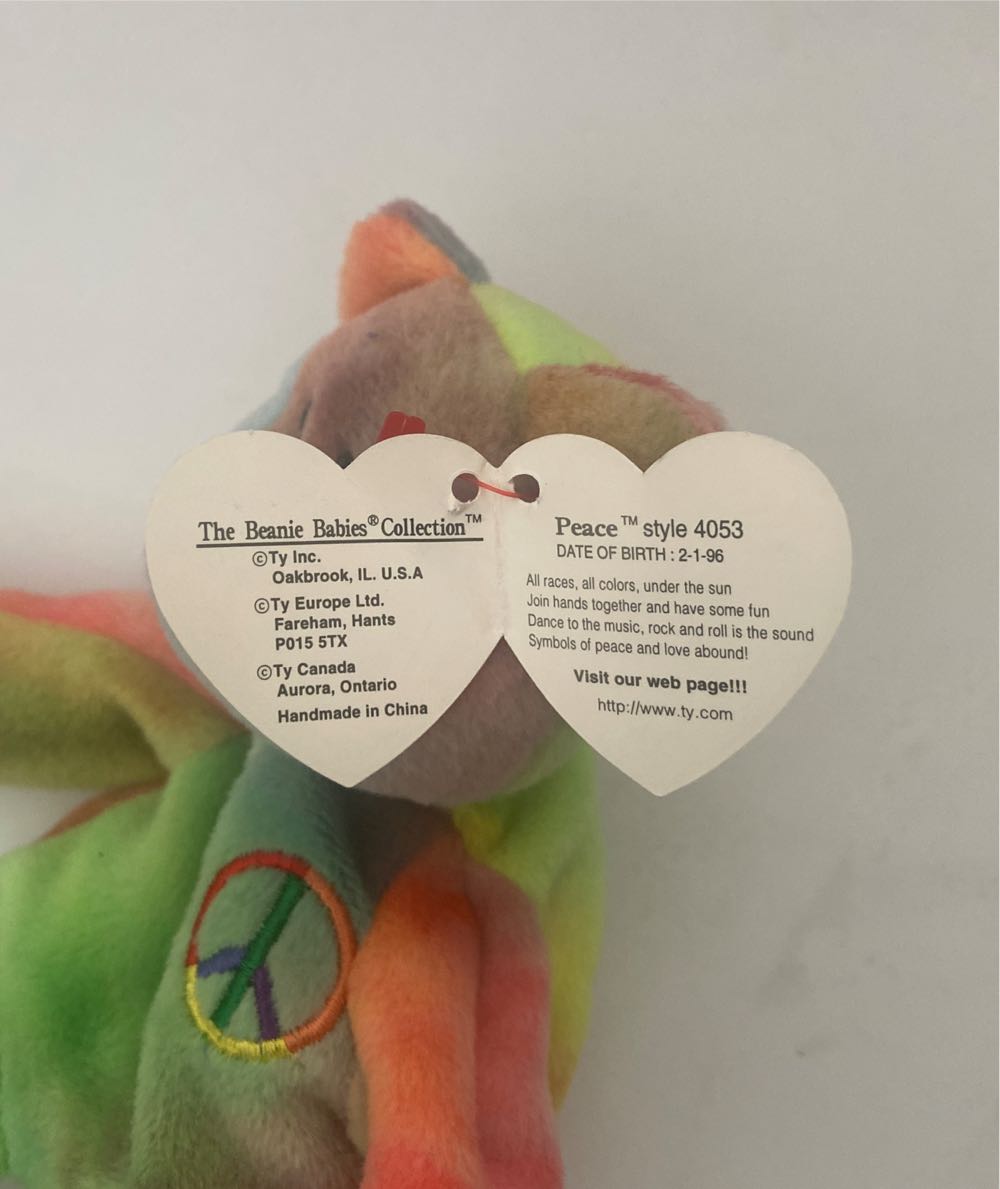 Peace  plush collectible [Barcode 008421040537] - Main Image 4