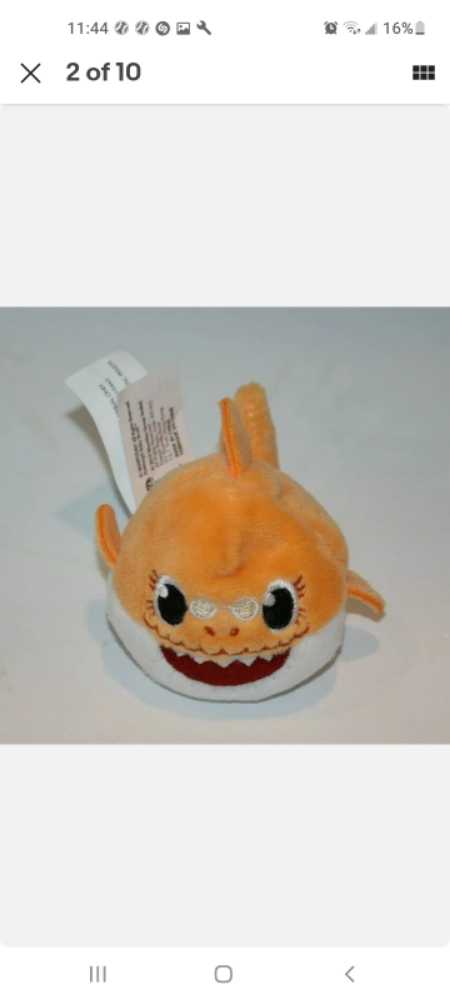 baby shark orange grandma   plush collectible - Main Image 2
