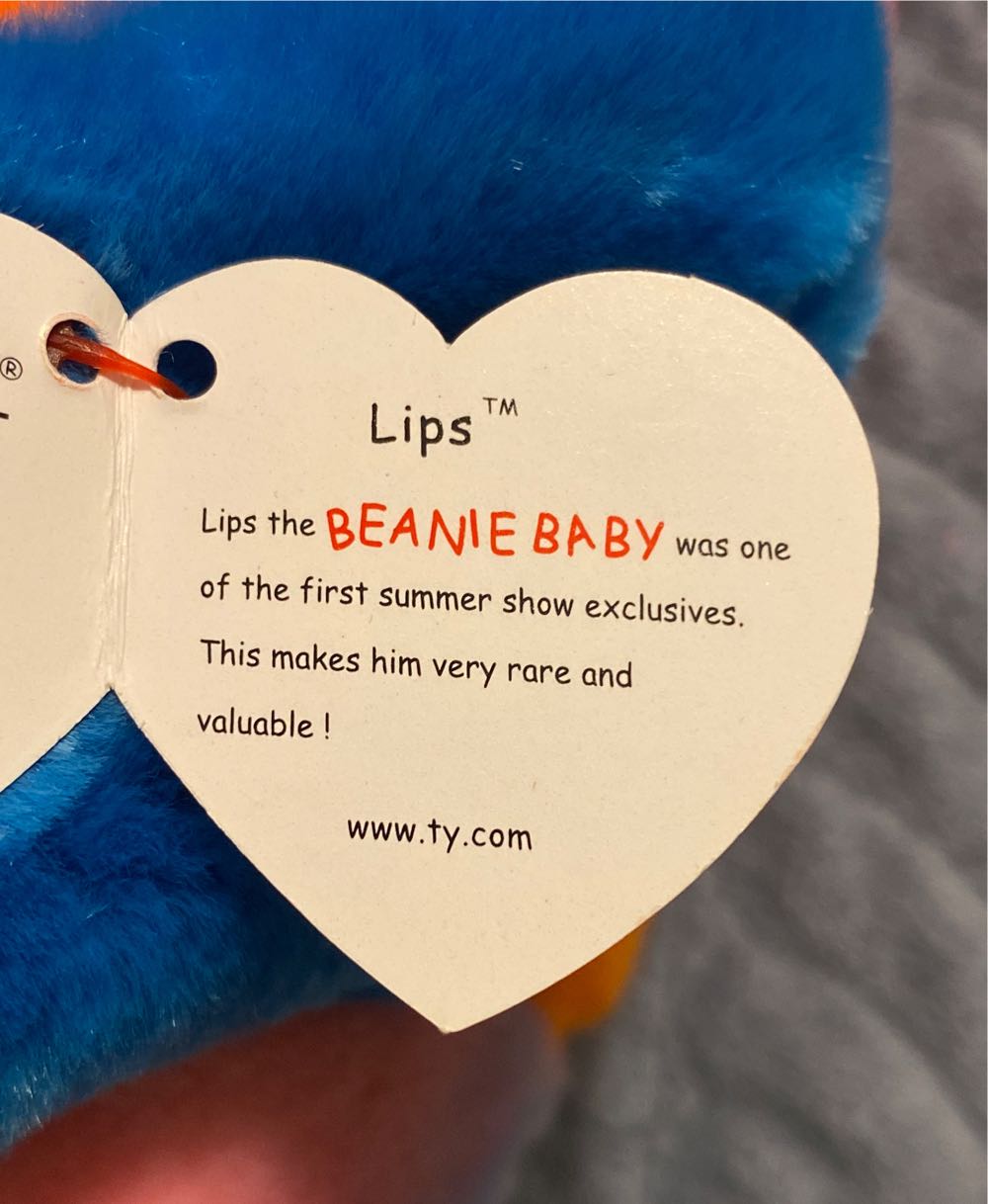 Lips (Beanie Buddy)  (United States) plush collectible - Main Image 2