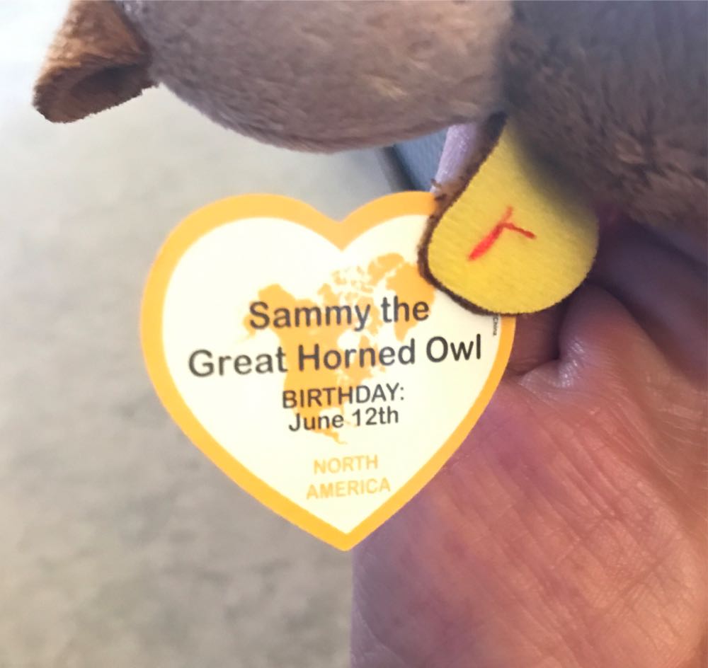 Sammy the Great Horned Owl  (United States) plush collectible - Main Image 2