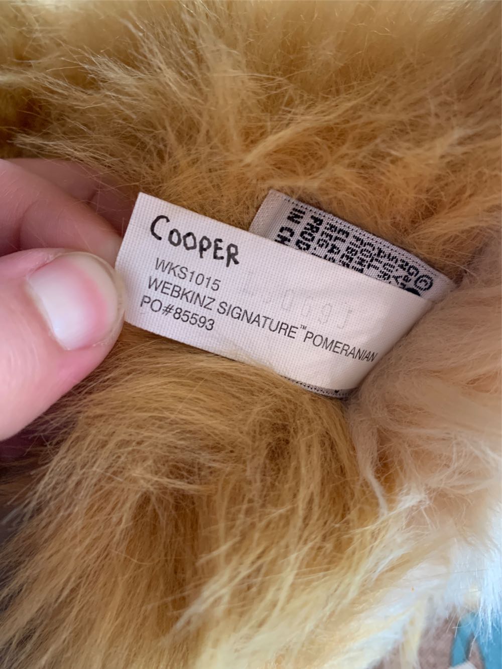 Webkinz Signature Pomeranian  plush collectible - Main Image 3